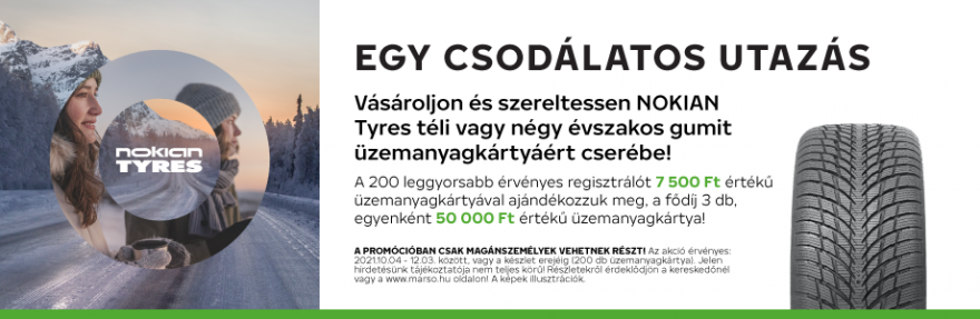 Nokian téli gumi akció